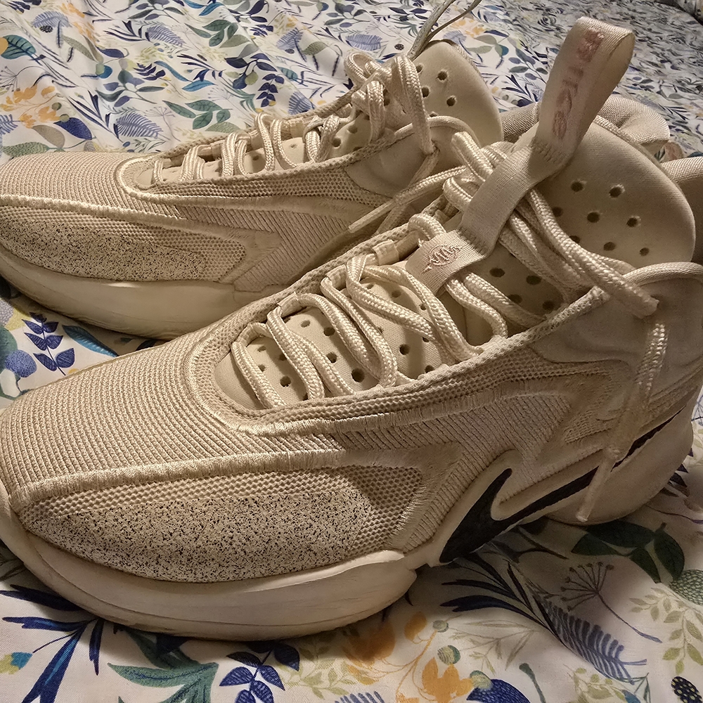 Cream High-Top Sneakers